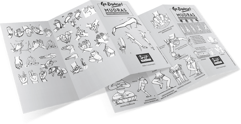 Go Explore Mudras - Field Guide. Field guide to Indian Iconography and Art.